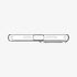 ACS06557 - iPhone 15 Pro Max Case Liquid Crystal in crystal clear showing the back